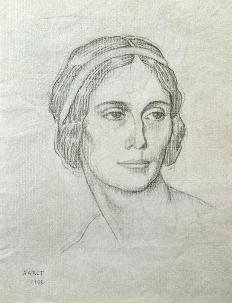 Portrait of Anna Pavlova (1881-1931) à Leon Nikolajewitsch Bakst