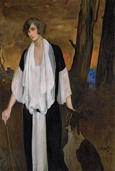 Portrait of Rachel Strong, the Future Countess Henri de Boisgelin à Leon Nikolajewitsch Bakst