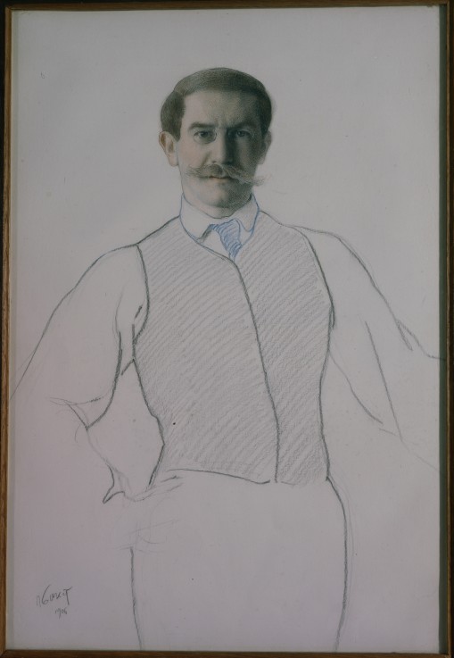 Self-Portrait à Leon Nikolajewitsch Bakst