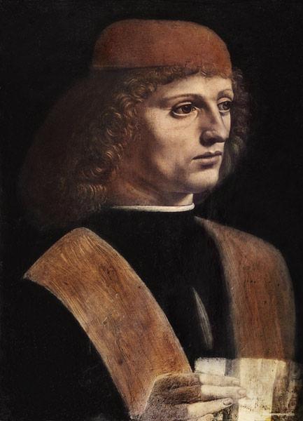 Portrait d'un musicien à Léonard de Vinci