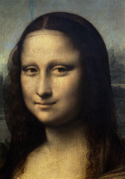 Detail of the Mona Lisa à Léonard de Vinci