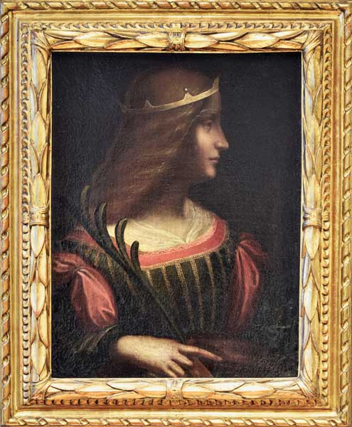 Portrait of Isabella d'Este à Léonard de Vinci