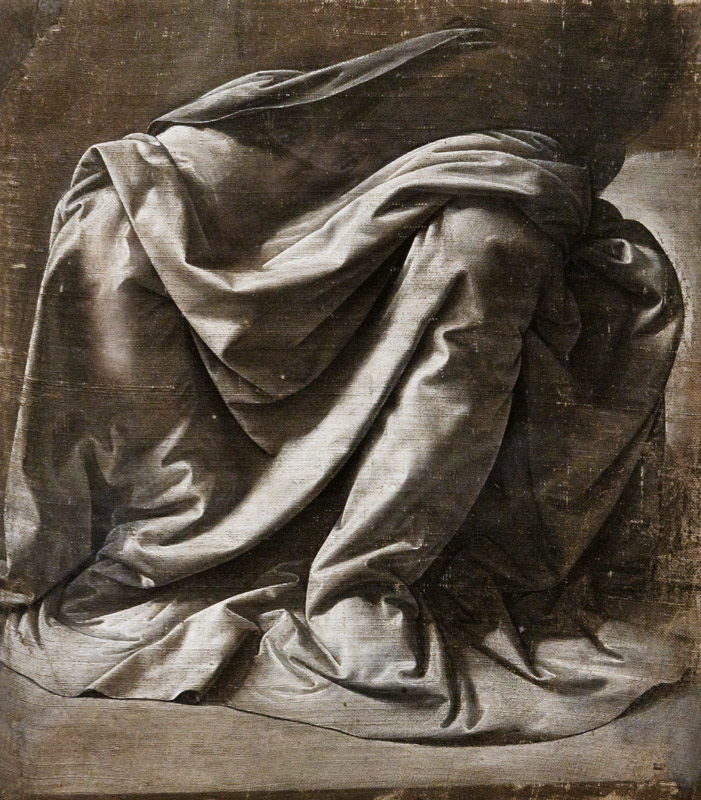 Study of Drapery à Léonard de Vinci