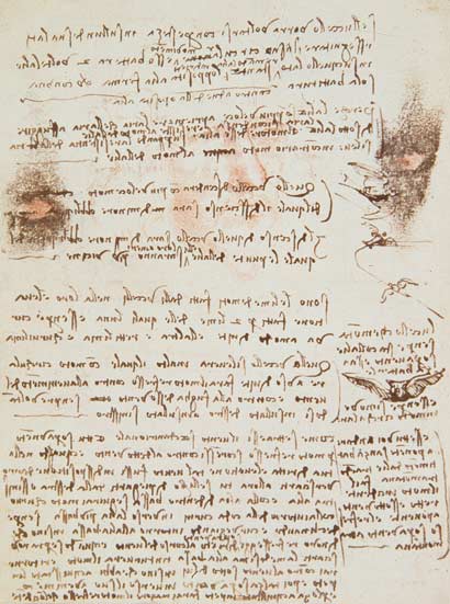 Manuscript page from Codici Rari III 35.2 à Léonard de Vinci