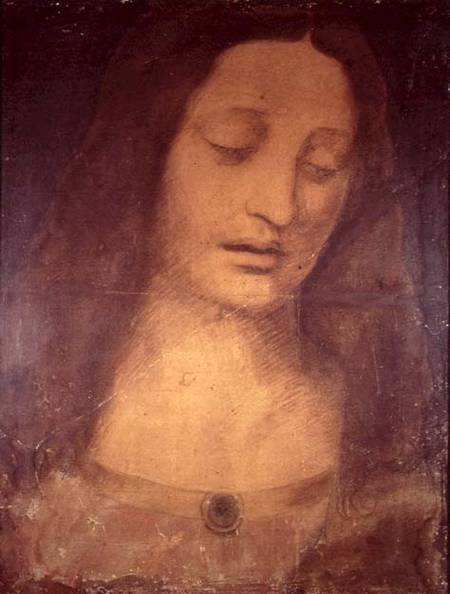 Head of Christ à Léonard de Vinci