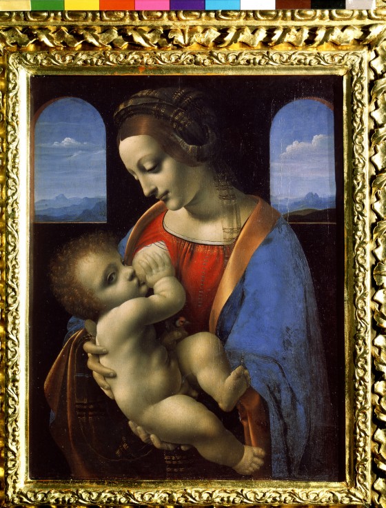 Madonna and Child (The Litta Madonna) à Léonard de Vinci