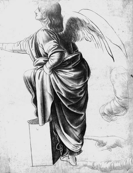 Study of an Angel à Léonard de Vinci