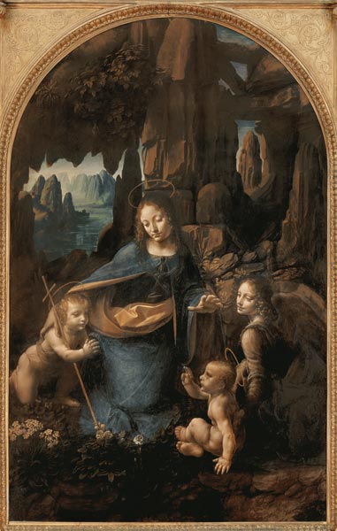 Madonne dans la grotte (deuxième version) à Léonard de Vinci