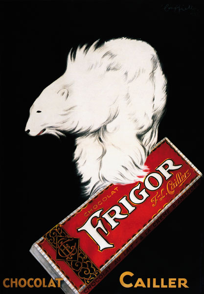 Frigor Chocolate Poster by Leonetto Cappiello à Leonetto Cappiello