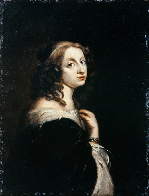 Portrait of Queen Christina of Sweden (1626-1689) à Leonhard Beck