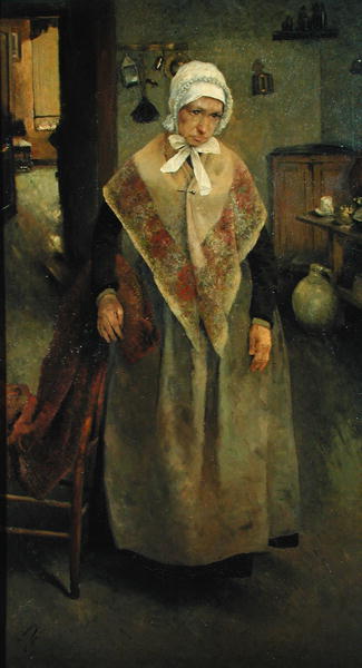 The Elderly Servant, 1884 (oil on canvas)  à Leon Henri Marie Frederic