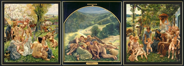 ''The Golden Age'', 1901 (oil on canvas)  à Leon Henri Marie Frederic
