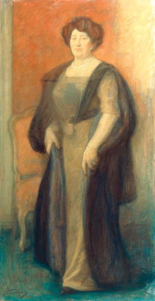Portrait of Anna Borisovna Visotskaya à Leonid Ossipowitsch Pasternak