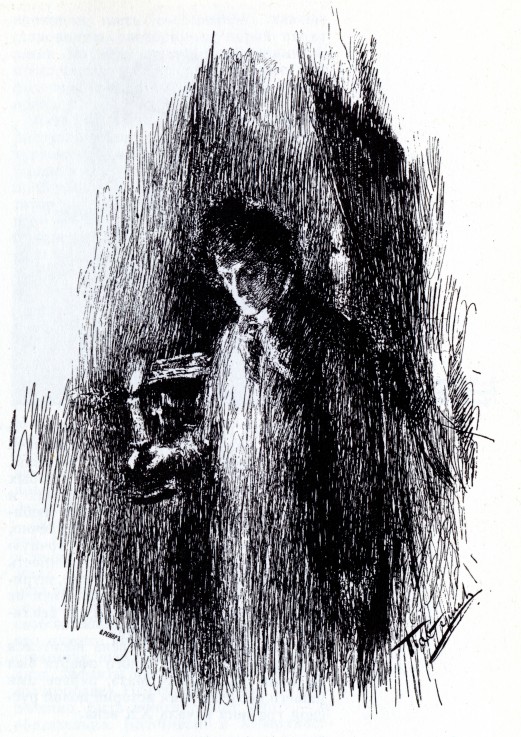 Illustration to drama "The Masquerade" by M. Lermontov à Leonid Ossipowitsch Pasternak
