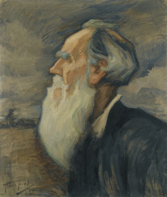 Portrait of Leo Tolstoy à Leonid Ossipowitsch Pasternak