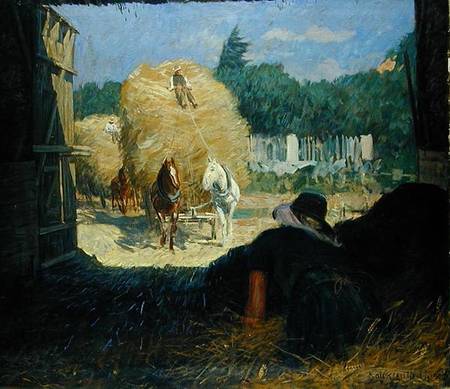 Harvest Time à Leopold Karl Walter von Kalckreuth