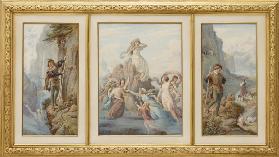 Triptychon: Illustrationen zu Schillers Berglied