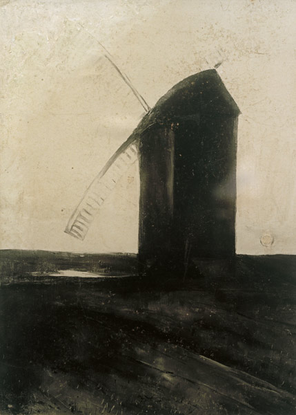 niederländische Windmühle à Lesser Ury