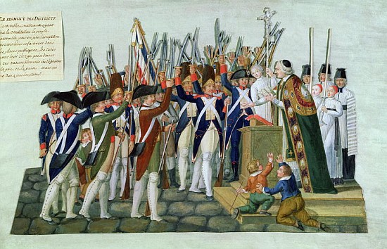 Oath of the Districts, February 1790 à Frères Lesueur