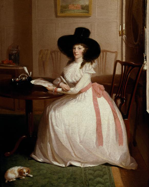 A portrait of Elizabeth Maria Chevallier à Lewis Vaslet