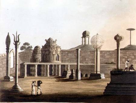 A Moorish Mosque at Bangalore, plate 19 from 'Pictorial Scenery in the Kingdom of Mysore' à Lieutenant James Hunter
