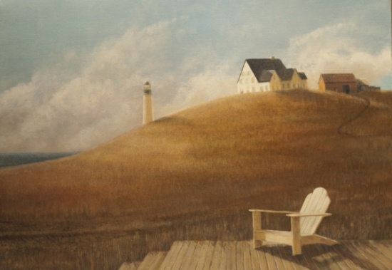 Maine Landscape à Lincoln  Seligman