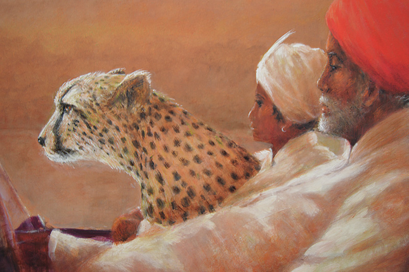 Maharaja, Boy and Cheetah 2 à Lincoln  Seligman