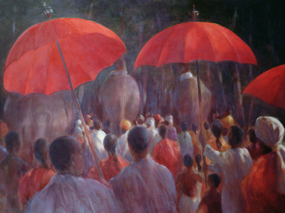 Parade (oil on canvas)  à Lincoln  Seligman
