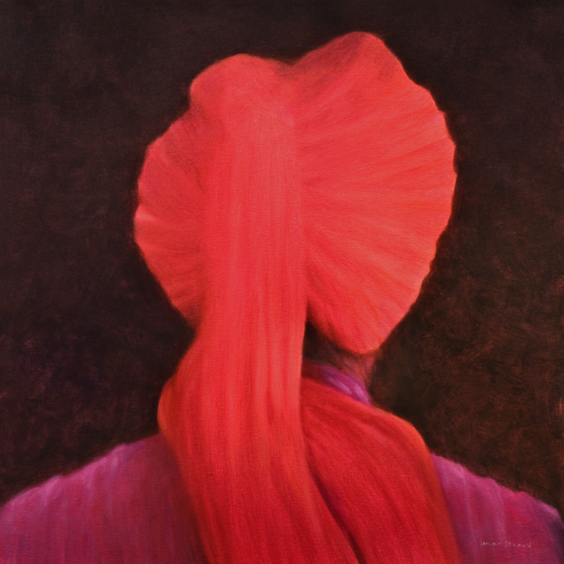 Red Turban in Shadow à Lincoln  Seligman