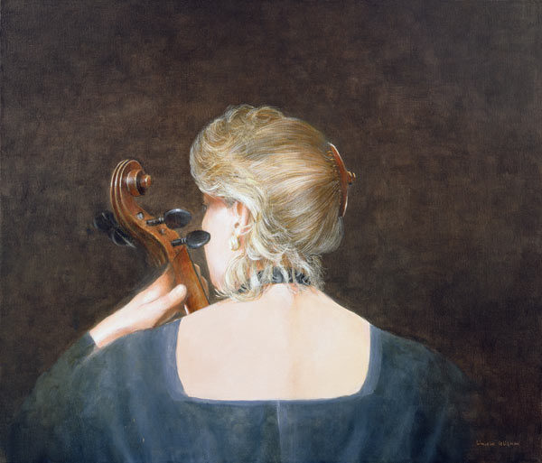 Cello Professor, 2005 (acrylic)  à Lincoln  Seligman