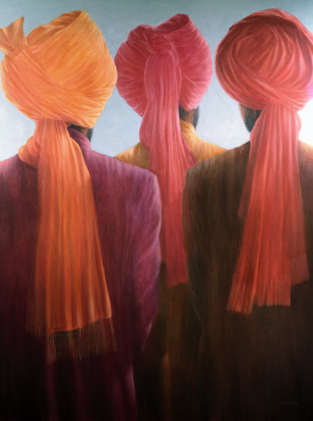 Bir Trio (oil on canvas)  à Lincoln  Seligman