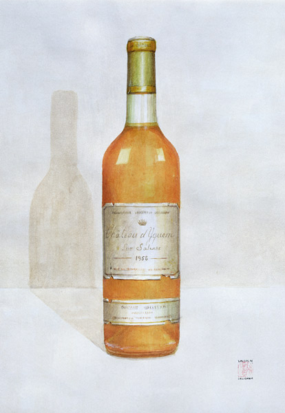 Chateau d''Yquem, 2003 (acrylic on paper)  à Lincoln  Seligman