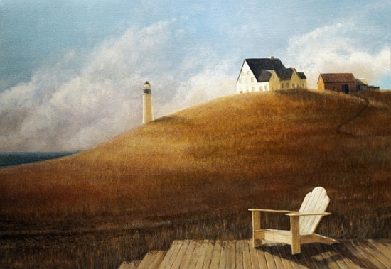 Maine Landscape à Lincoln  Seligman