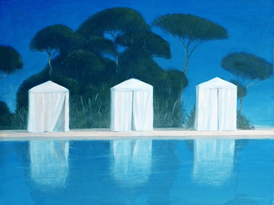 Pool Tents (oil on canvas)  à Lincoln  Seligman