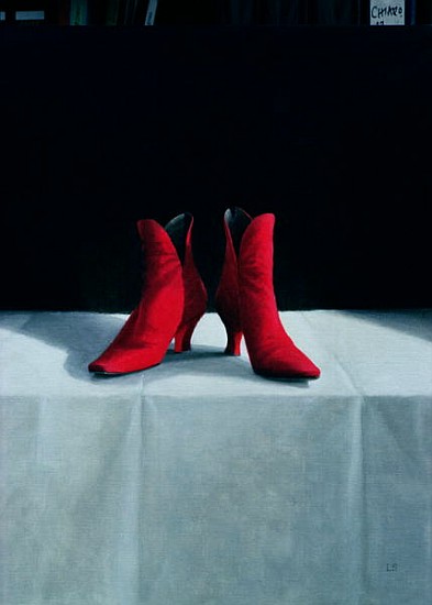Red Boots, 1995 (acrylic on board)  à Lincoln  Seligman