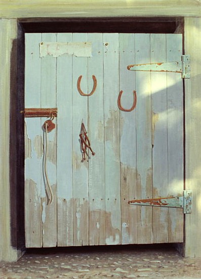 Stable Door, 1990 (acrylic on paper)  à Lincoln  Seligman