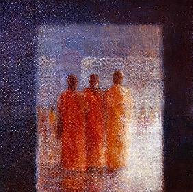 Meeting Place, Hanoi (oil on canvas) 