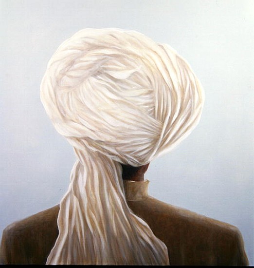 White Turban (oil on canvas)  à Lincoln  Seligman