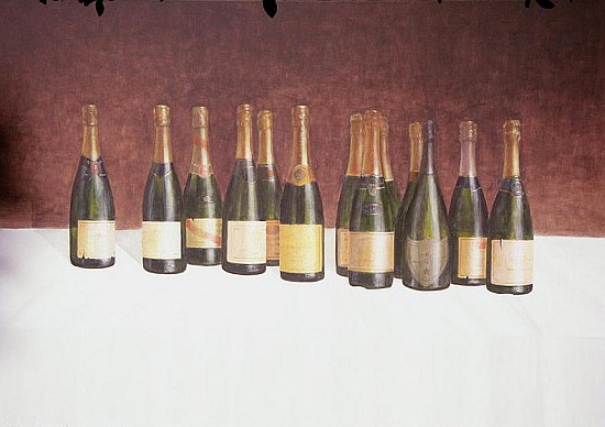 Winescape, Champagne, 2003 (acrylic on canvas)  à Lincoln  Seligman