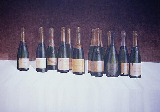 Winescape, Champagne, 2003 (acrylic on canvas)  à Lincoln  Seligman