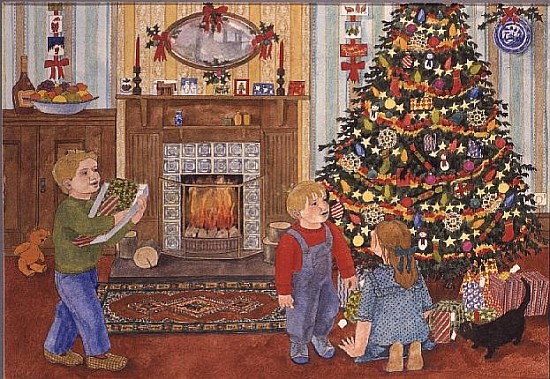 Round the Christmas Tree  à Linda  Benton