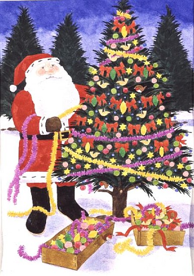 Santa''s Trees  à Linda  Benton