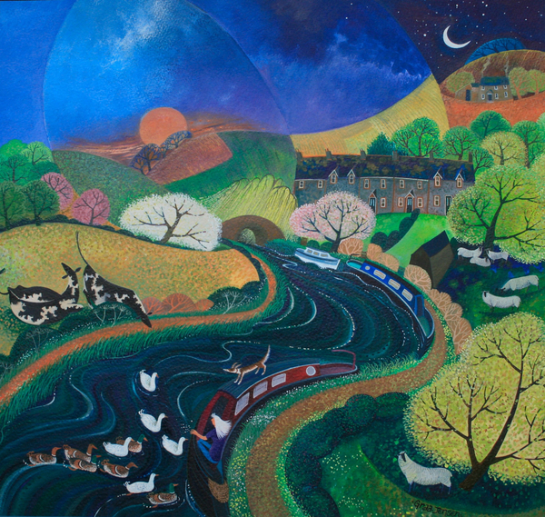 Moored up for the Night à Lisa Graa Jensen
