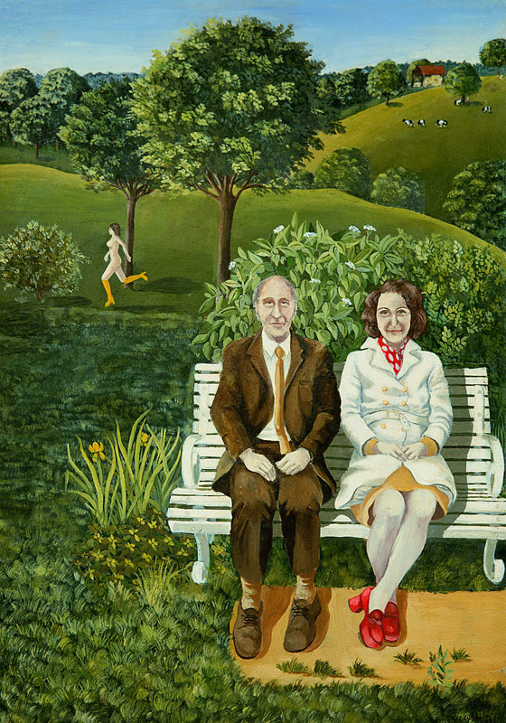 Park Bench, 1972 (panel)  à Liz  Wright