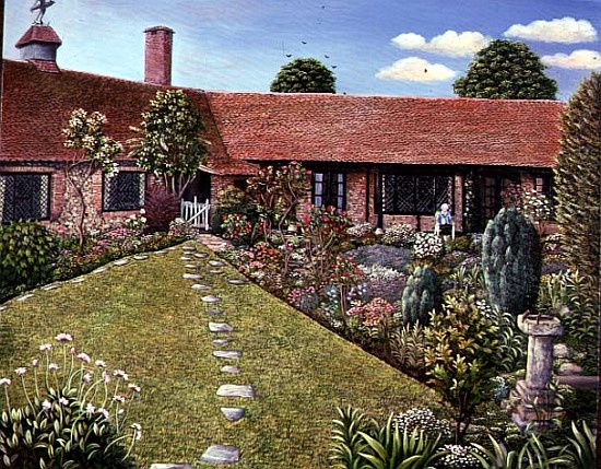 A Garden at Worthing, Sussex, 1983  à Liz  Wright