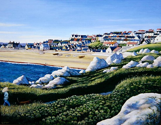 A View of Fortuneswell, 2005 (oil on canvas)  à Liz  Wright