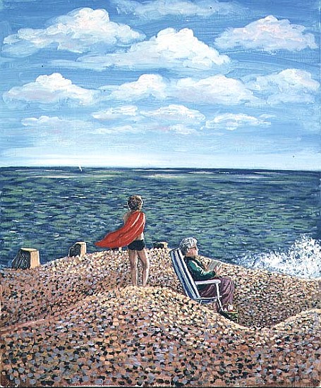 A Windy Day, 1984 (panel)  à Liz  Wright