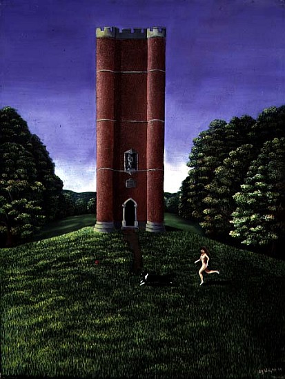Alfred''s Tower in Brewham Forest, 1979  à Liz  Wright