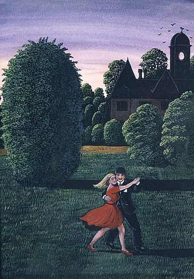 Dancing the Fandango, 1982 (gouache)  à Liz  Wright
