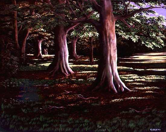 Lovers and Beech Trees, 1987  à Liz  Wright